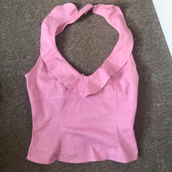 90s style pink halter top - Picture 3 of 4